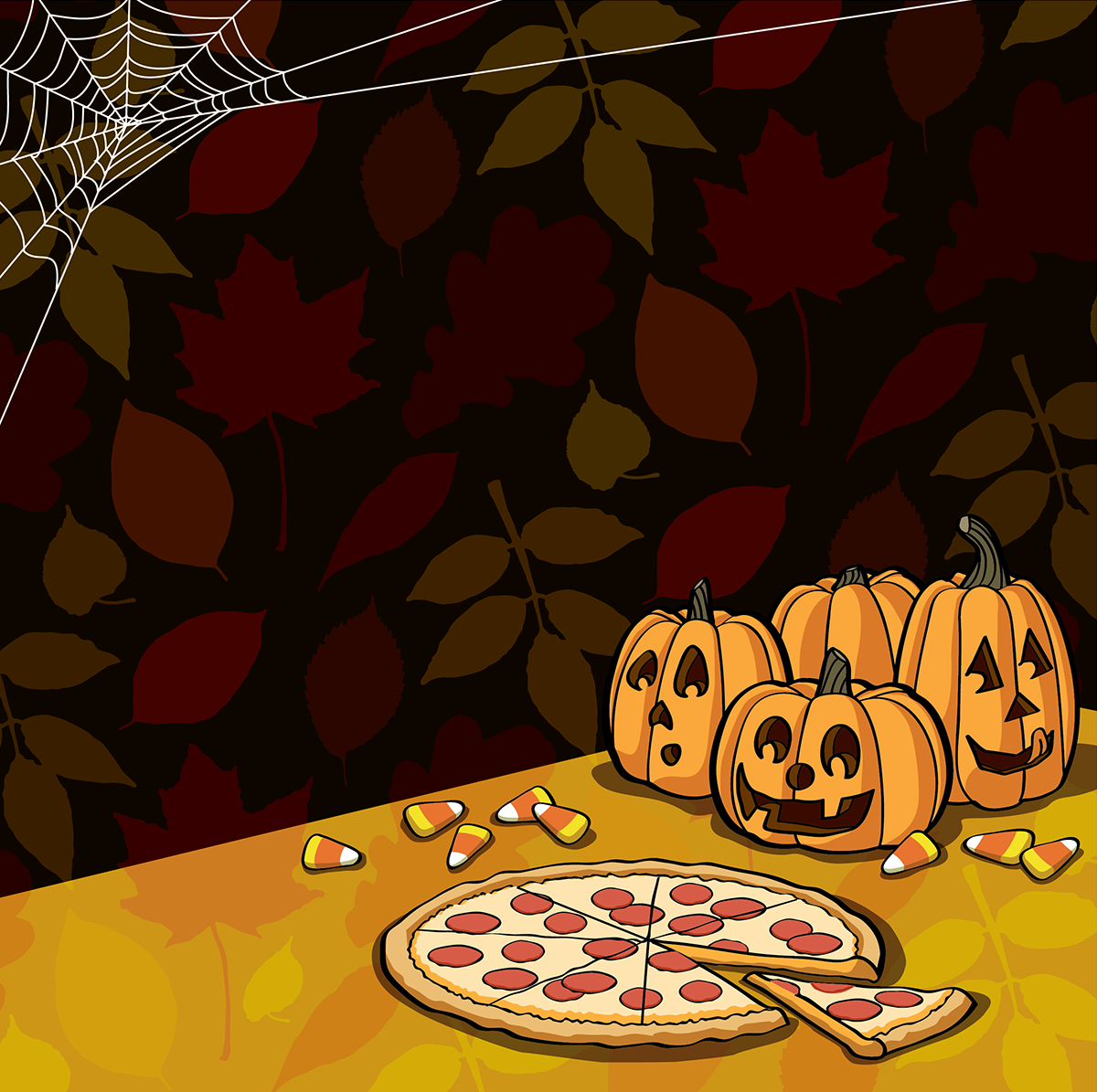 Artwork: 'Halloween Party Invitation'