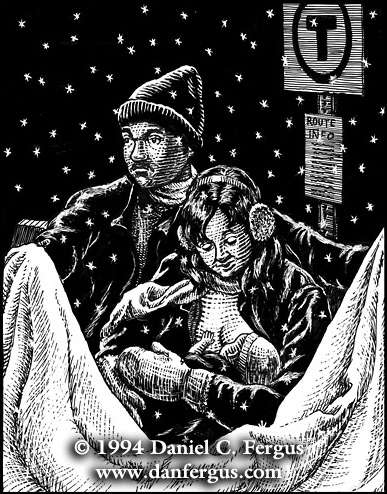 Artwork: Bus Stop Nativity