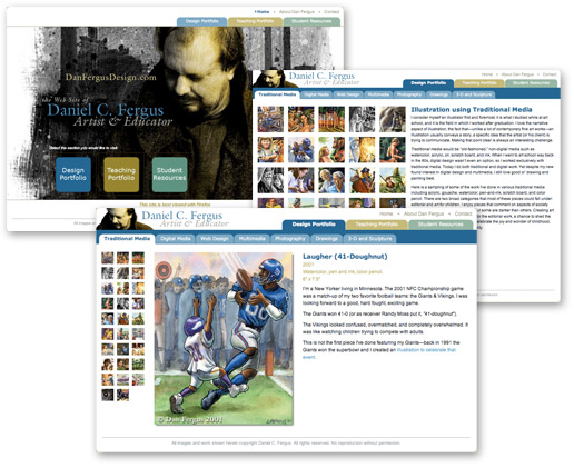 Artwork: Dan Fergus Design web site
